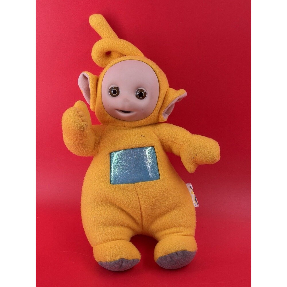 Vintage 1998 Teletubbies Talking Plush Playskool LALA Yellow Teletubby Tested